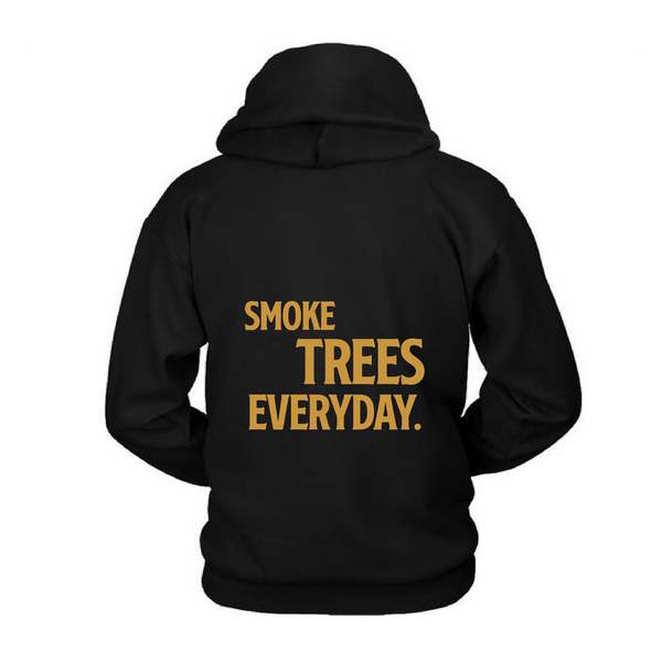 'Smoke Trees Everyday' Long Sleeve Classic Hoodie